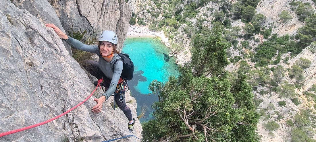 Les parois calcaires des Calanques